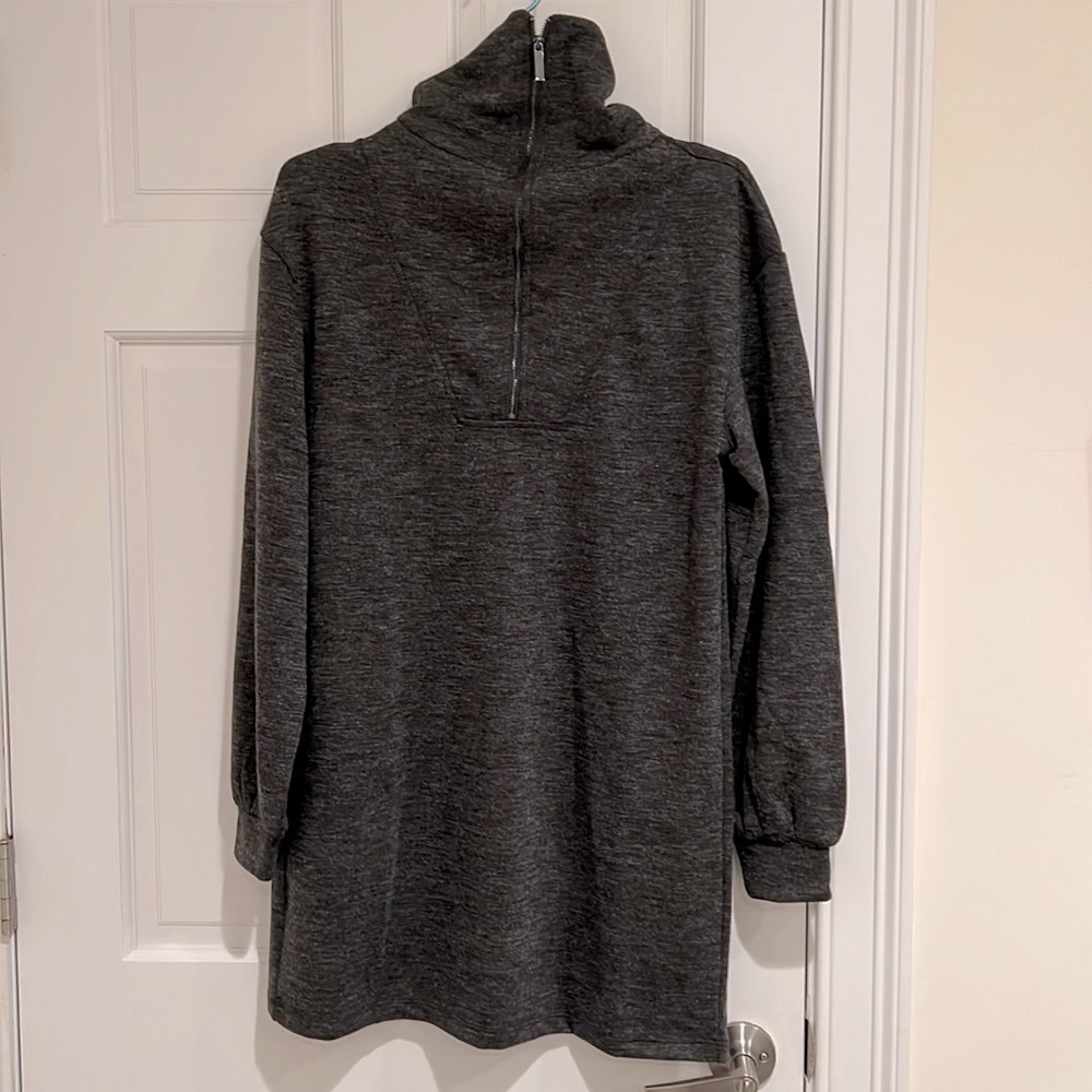 NWT Mango Zip up Knitted Minidress
